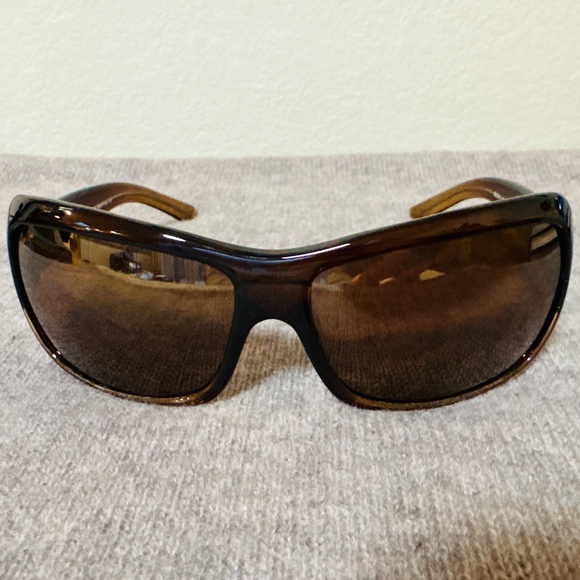 Maui Jim Palms MJ111 Polarized Sunglasses Black Wrap Frame w/ Case main image 10